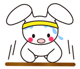 Lovely Rabbit in love sticker #12242468