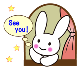 Lovely Rabbit in love sticker #12242472