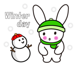 Lovely Rabbit in love sticker #12242475