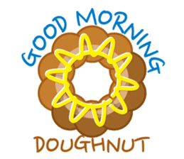 GOOD MORNING DOUGHNUT sticker #12242638