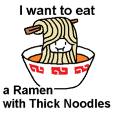I want to eat THIS Ramen sticker #12243007