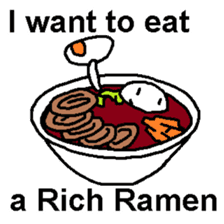 I want to eat THIS Ramen sticker #12243012