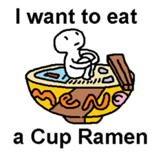 I want to eat THIS Ramen sticker #12243019