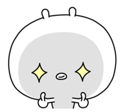 Kawaikoburifu. Rabbit sticker #12243623
