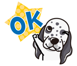 iinu - English Setter sticker #12244542