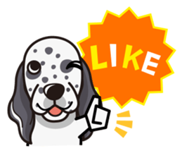 iinu - English Setter sticker #12244543