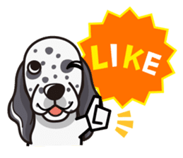 iinu - English Setter sticker #12244543