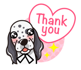 iinu - English Setter sticker #12244544