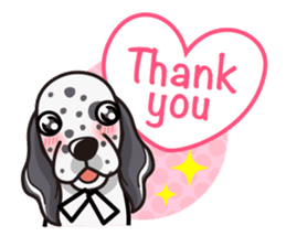 iinu - English Setter sticker #12244544