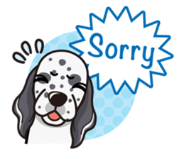 iinu - English Setter sticker #12244545