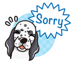 iinu - English Setter sticker #12244545