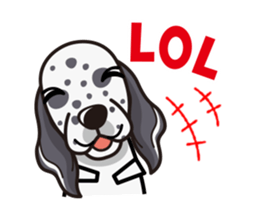 iinu - English Setter sticker #12244546
