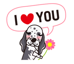 iinu - English Setter sticker #12244547