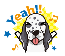 iinu - English Setter sticker #12244548