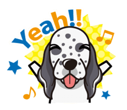 iinu - English Setter sticker #12244548