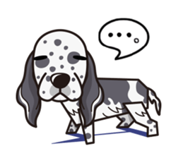 iinu - English Setter sticker #12244549