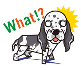 iinu - English Setter sticker #12244554