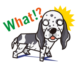iinu - English Setter sticker #12244554