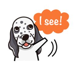 iinu - English Setter sticker #12244556