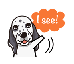 iinu - English Setter sticker #12244556