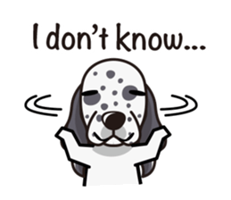 iinu - English Setter sticker #12244558