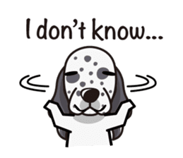 iinu - English Setter sticker #12244558