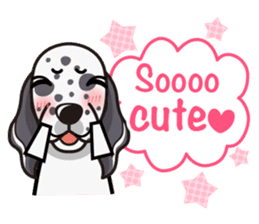 iinu - English Setter sticker #12244559