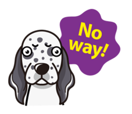 iinu - English Setter sticker #12244565