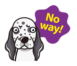 iinu - English Setter sticker #12244565