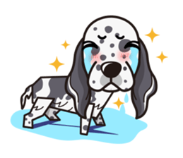 iinu - English Setter sticker #12244566