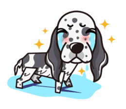 iinu - English Setter sticker #12244566