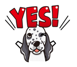 iinu - English Setter sticker #12244568