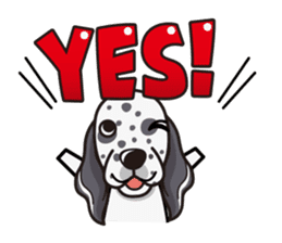 iinu - English Setter sticker #12244568
