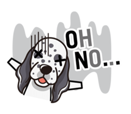 iinu - English Setter sticker #12244570