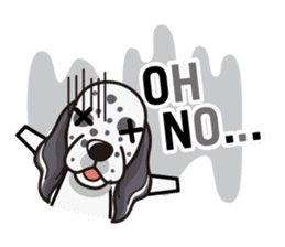 iinu - English Setter sticker #12244570