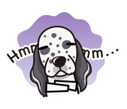 iinu - English Setter sticker #12244571