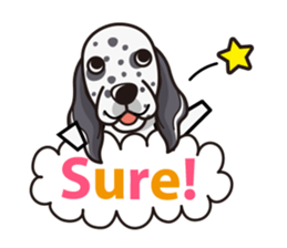 iinu - English Setter sticker #12244573