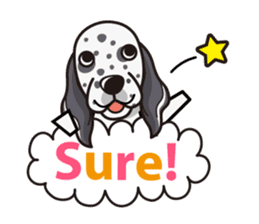 iinu - English Setter sticker #12244573