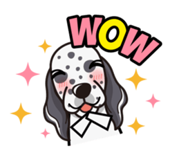iinu - English Setter sticker #12244575