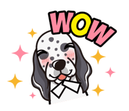 iinu - English Setter sticker #12244575