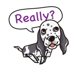 iinu - English Setter sticker #12244578