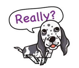 iinu - English Setter sticker #12244578