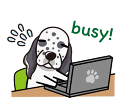 iinu - English Setter sticker #12244579