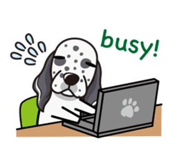 iinu - English Setter sticker #12244579
