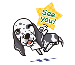 iinu - English Setter sticker #12244581