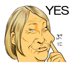 Women drinking sticker sticker #12245334