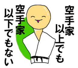 I like KARATE than anything else sticker #12245352