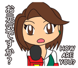 Reporter Nancy and Extras sticker #12246183