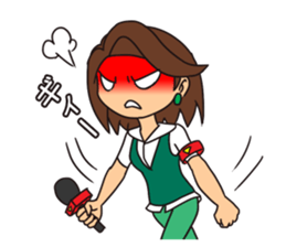 Reporter Nancy and Extras sticker #12246190