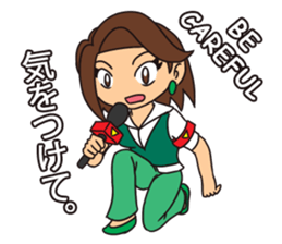 Reporter Nancy and Extras sticker #12246192